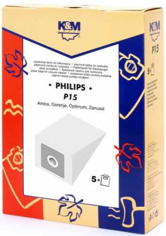 Sac aspirator Philips FC 8344, hartie, 5X saci, KM
